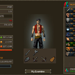 capa de fuego | Caótico | Soulsplit | 2360 total | 331 qp | 90 Herblore | 93 Exterminio | Diplomacia lunar | Desert Treasure | Locura de monos |15 año veterano 0